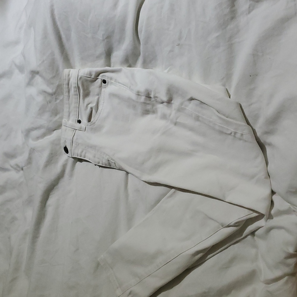 Ralph Lauren White Skinny Jeans with Slim Fit High Rise Size 6